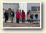 Richtfest des Neubaus in der Schachtstrasse 16 mit Bundesbauministerin Klara Geywitz am 01.03.2024.