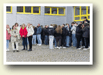 Richtfest des Neubaus in der Schachtstrasse 16 mit Bundesbauministerin Klara Geywitz am 01.03.2024.