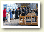 Richtfest des Neubaus in der Schachtstrasse 16 mit Bundesbauministerin Klara Geywitz am 01.03.2024.