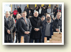 Richtfest des Neubaus in der Schachtstrasse 16 mit Bundesbauministerin Klara Geywitz am 01.03.2024.