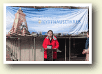 Richtfest des Neubaus in der Schachtstrasse 16 mit Bundesbauministerin Klara Geywitz am 01.03.2024.