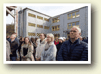 Richtfest des Neubaus in der Schachtstrasse 16 mit Bundesbauministerin Klara Geywitz am 01.03.2024.
