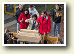 Richtfest des Neubaus in der Schachtstrasse 16 mit Bundesbauministerin Klara Geywitz am 01.03.2024.
