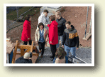 Richtfest des Neubaus in der Schachtstrasse 16 mit Bundesbauministerin Klara Geywitz am 01.03.2024.